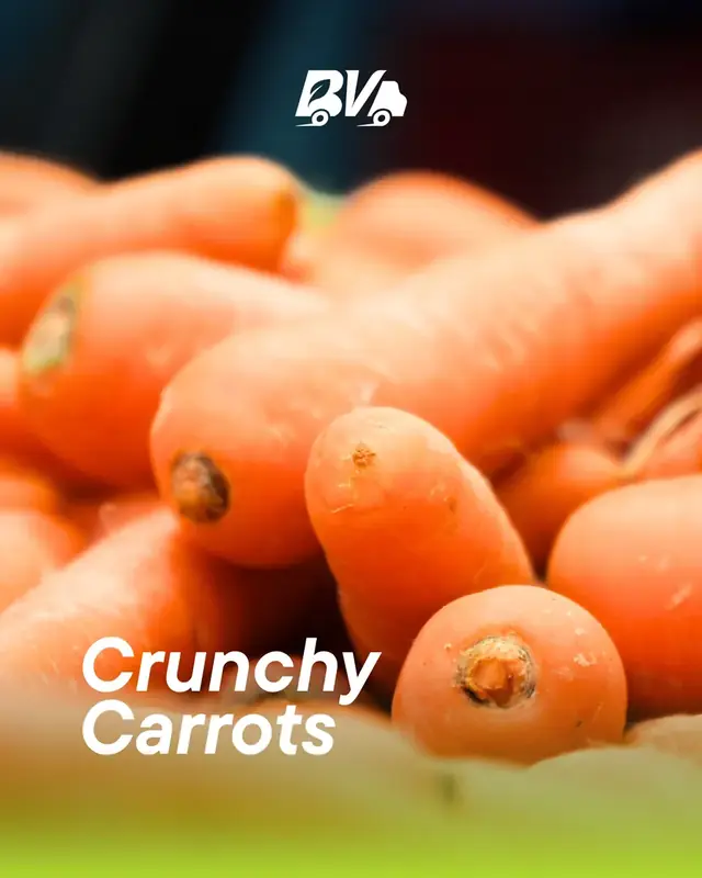 Crunchy carrots